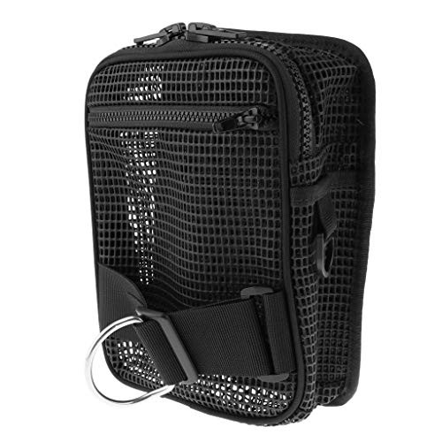 LEIPUPA Large Mesh Gear Bag Pouch  and  D Ring for Scuba Diving SMB BCD Equipment