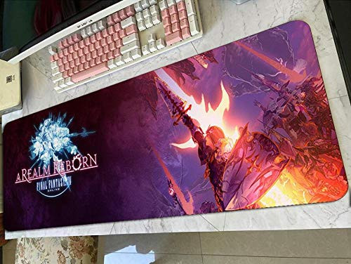 Gaming Mouse pad Final Fantasy XIV Mousepad Gaming Mouse Pad Gamer Mat Computer Desk Padmouse Keyboard Anime Play Mats-Color_2_S 30X60Cm