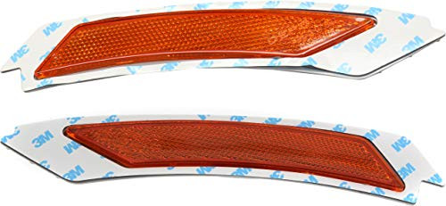 Bumper Reflector Compatible with BMW 3-Series 2006-2012 Front Right Side and Left Side  3.0L Eng with or