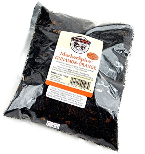 MarketSpice Cinnamon Orange Tea 16 oz Frustration Free Packaging