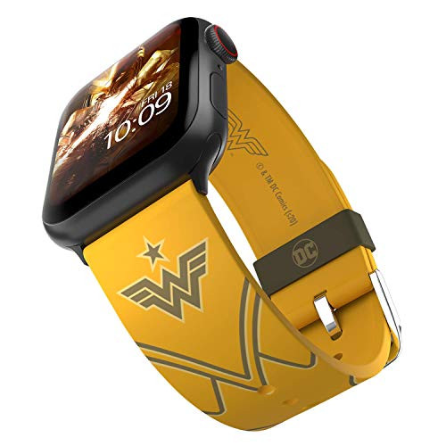 DC Comics - Wonder Woman 1984  Golden Armor Smartwatch Band  Officially Licensed Compatible with Apple Watch  not included   Fits 38mm 40mm 42mm and 44mm