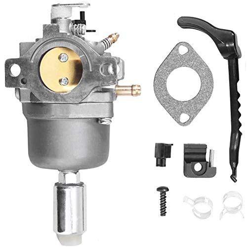 Amhousejoy Carburetor Carb Replacement Fit for John Deere LA125 D110 LA-105 Lawn Riding Mower Replacement Fit for Briggs  and  Stratton Intek Carb 21HP 42 inch  48 inch  Cut Part NO. MIA12509 MIA11474