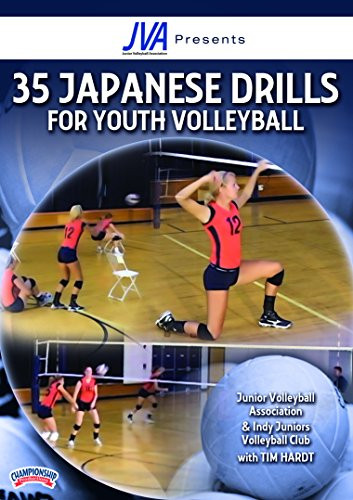 Tim Hardt  Junior Volleyball Association presents 35 Japanese Drills for Youth Volleyball  DVD