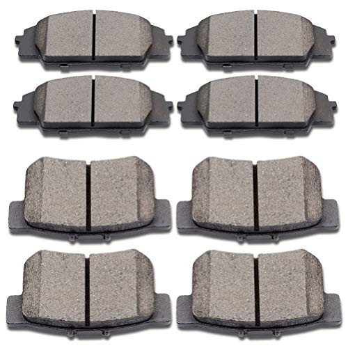 SCITOO Ceramic Front Rear Disc Brake Pad Set fit for 2007-2010 Acura CSX 2002-2006 Acura RSX 2006-2011 Honda Civic 2000-2009 Honda S2000 SCITOO Ceramic Front Rear Disc Brake Pad Set fit for 2007-2010 Acura CSX 2002-2006 Acura RSX 2006-2011 Honda Civic 2000-2009 Honda S2000