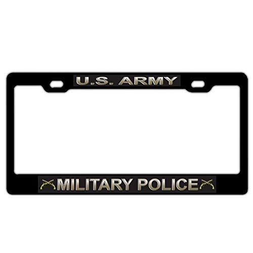 Lplpol U.S. Army Military Police Corps Auto License Plate Frame Cover Aluminum Metal Auto Car Tag Cover Frame 6x12 Inch AT1065 Lplpol U.S. Army Military Police Corps Auto License Plate Frame Cover Aluminum Metal Auto Car Tag Cover Frame 6x12 Inch AT1065