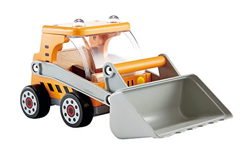 Hape Great Big Digger Wooden Toy Toddler Construction Vehicle
