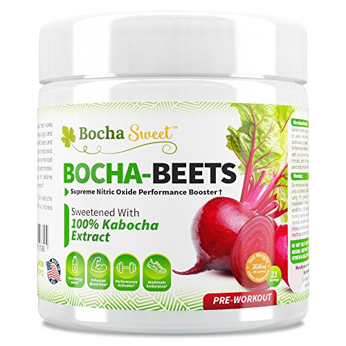 BochaSweet Bocha-Beets Nitric Oxide Booster Pre Workout Supplement - Organic Beet Root Juice Powder plus Citrulline Betaine BCAAs and Electrolytes 100 percent Kabocha Extract Sweetened Perfect for Keto Diet BochaSweet Bocha-Beets Nitric Oxide Booster Pre Workout Supplement - Organic Beet Root Juice Powder plus Citrulline Betaine BCAAs and Electrolytes 100 percent Kabocha Extract Sweetened Perfect for Keto Diet