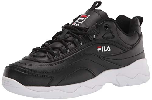 Fila womens Fila Disarray Womens Sneaker Black White Fila Red 10 US