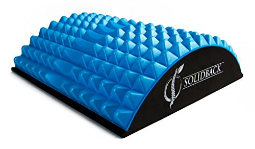 SOLIDBACK   Lower Back Pain Relief Treatment Stretcher   Chronic Lumbar Support   Herniated Disc   Sciatica Nerve   Spinal Stenosis   Posture Corrector   Pillow Cushion and Brace Products Alternative