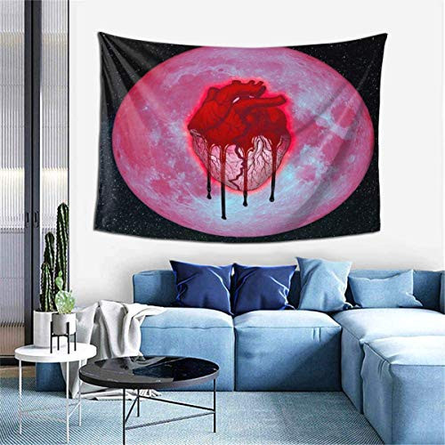 Chris Brown Heartbreak On A Full Moon Decorative Room TapestryWall Tapesty HangingFashion Tapestry Psychedelic Tapestries