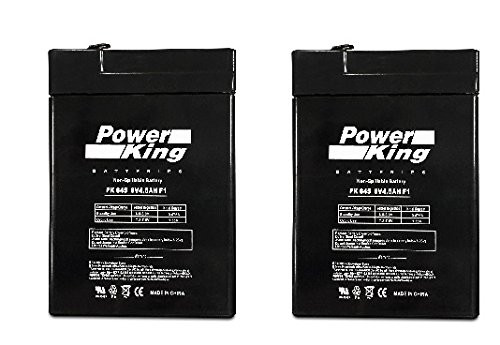 6V 4.5AH  2  Pack Electric Broom AV701B Replacement Battery Beiter DC Power