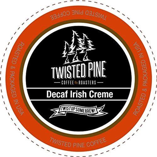 Twisted Pine Coffee Decaf Irish Creme Flavored Decaf Coffee Single-Serve Cups for Keurig K-Cup Brewers 40 Count Twisted Pine Coffee Decaf Irish Creme Flavored Decaf Coffee Single-Serve Cups for Keurig K-Cup Brewers 40 Count
