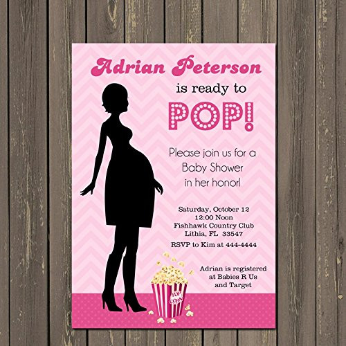 Ready to Pop Baby Shower Invitation Shes ready to Pop Invite About to Pop Shower Popcorn Baby Shower Invitation Any Colors Ready to Pop Baby Shower Invitation Shes ready to Pop Invite About to Pop Shower Popcorn Baby Shower Invitation Any Colors
