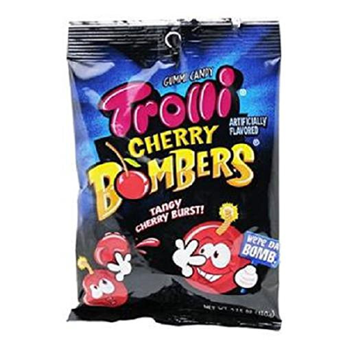 Product Of Trolli Peg Cherry Bombers Count 12 4.25 oz - Sugar Candy Grab Varieties and Flavors Product Of Trolli Peg Cherry Bombers Count 12 4.25 oz - Sugar Candy Grab Varieties and Flavors