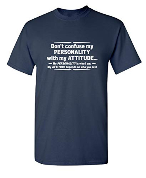 My Personality Graphic Novelty Sarcastic Funny T Shirt XL Navy My Personality Graphic Novelty Sarcastic Funny T Shirt XL Navy