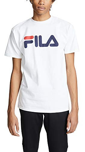 Fila Mens Printed Tee White Medium