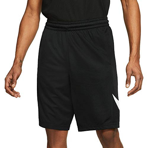 Nike HBR Mens Basketball Shorts  Black White X-Large