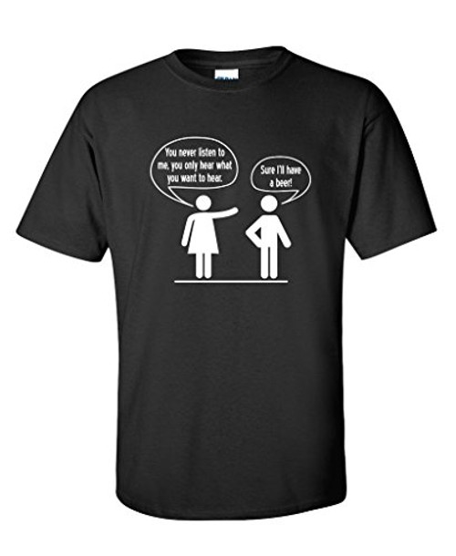 Sure Ill Have A Beer Mens Comedy Graphic Novelty Sarcastic Funny T Shirt XL Black Sure Ill Have A Beer Mens Comedy Graphic Novelty Sarcastic Funny T Shirt XL Black
