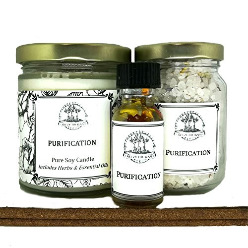 Art of the Root Purification Spell Kit for Negativity Spiritual Cleansing  and  to Dispel Unwanted Influences Wiccan Pagan Hoodoo Conjure