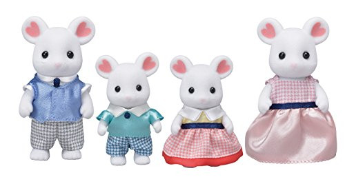 Calico Critters Marshmallow Mouse Family