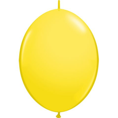Qualatex Quick Link Balloons - Yellow - Bag of 50