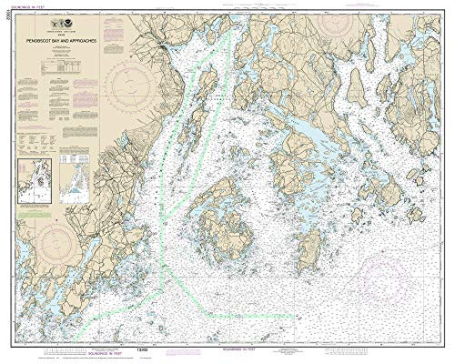 Vinalhaven and Penobscot Bay - 2014 Nautical Map -Maine CUSTOM 80000 AC Reprint - Charts 13302-13312 Vinalhaven and Penobscot Bay - 2014 Nautical Map -Maine CUSTOM 80000 AC Reprint - Charts 13302-13312