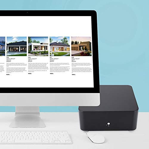 USB3.0 TX case HTPC case Aluminum Alloy HTPC Case Aluminum Computer Case Mini ITX Black for 2.5-inch Hard Disk2 Minh-IIX Motherboard Black USB3.0