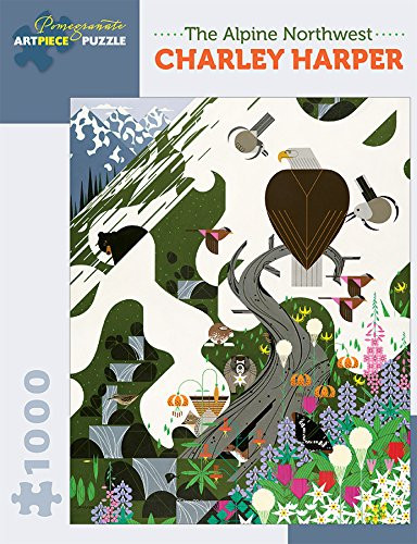 Charley Harper: The Alpine Northwest 1000 Piece Puzzle Jigsaw Puzzle 20 x 25in