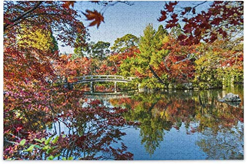 Kyoto Gardens 500 Pieces Jigsaw Puzzles for Adults Kids DIY Gift Wooden Puzzle