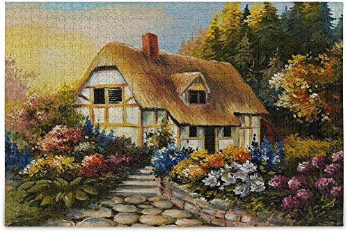 Garden 500 Pieces Jigsaw Puzzles for Adults Kids DIY Gift Wooden Puzzle