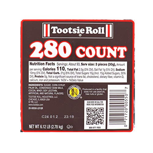Tootsie Roll Change Maker - Jar Count 280 - Sugar Candy   Grab Varieties  and  Flavors