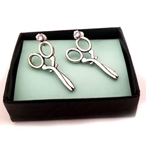 Scissors hair stylist earrings-Hairdresser Hair stylist jewelry gifts for women