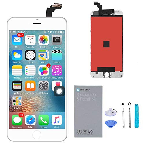 URSEND for iPhone 6 Plus LCD Touch Screen Display Digitizer Screen Replacement Assembly with Repair Tool -White