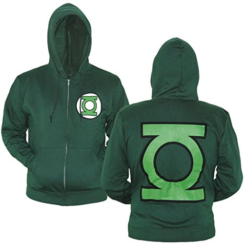 Green Lantern Symbol Zip-Up Hoodie-XX-Large