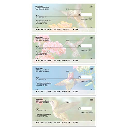 Hummingbirds Side Tear Value Priced Personal Checks 1 Box of Duplicates Qty. 100 Hummingbirds Side Tear Value Priced Personal Checks 1 Box of Duplicates Qty. 100