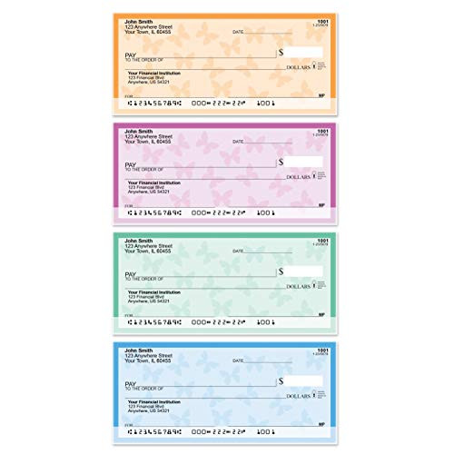 Butterfly Side Tear Value Priced Personal Checks 1 Box of Duplicates Qty. 100 Butterfly Side Tear Value Priced Personal Checks 1 Box of Duplicates Qty. 100