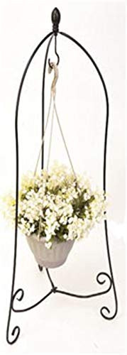 Panacea 86630 Folding 3 Leg Scroll Hanging Basket Stand