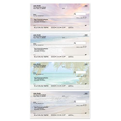 Everchanging Beaches Side Tear Value Priced Personal Checks 1 Box of Duplicates Qty. 100 Everchanging Beaches Side Tear Value Priced Personal Checks 1 Box of Duplicates Qty. 100