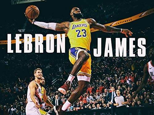 Lebron James Monster Tomahawk Slam Dunk Los Angeles Lakers Decor Wall 32x24 Poster Print