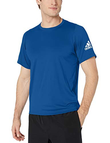 adidas Mens FreeLift Training Tee Collegiate Royal White Large
