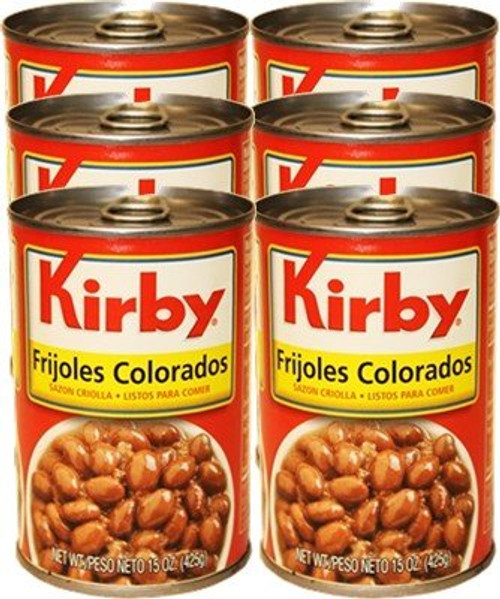 Kirby Cuban Style Red Beans. 6 cans 15 oz each