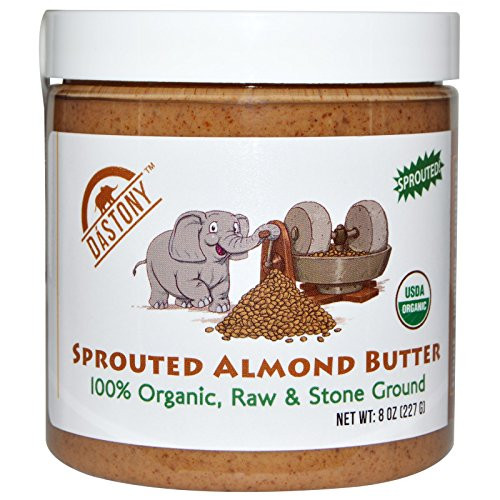 Dastony 100 percent Organic Sprouted Almond Butter 8 oz  227 g  Dastony 100 percent Organic Sprouted Almond Butter 8 oz  227 g  - 2pcs