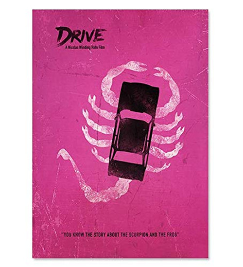 Drive Minimalist Movie Poster Artwork Print Unframed Print Office Decor Home Decor Wall Hanging Cafe Decor