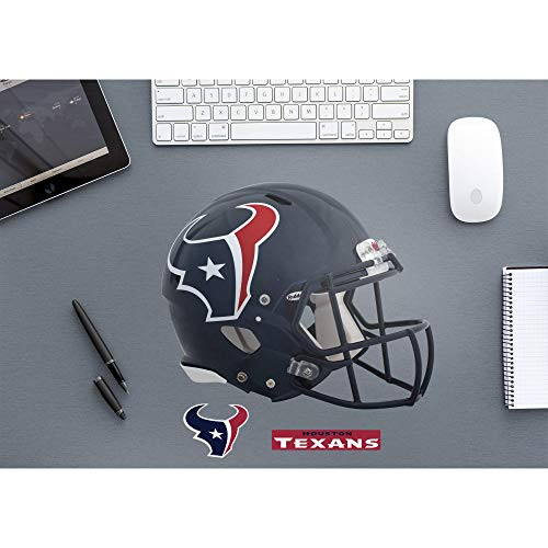 FATHEAD NFL Houston Texans - Helmet Teammate- Officially Licensed Removable Wall Decal Multicolor Big