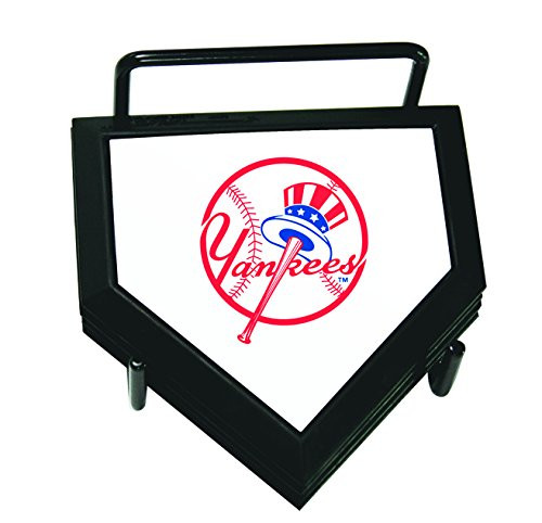 MLB New York Yankees Home Plate 4-pack Coaster Set MLB New York Yankees Home Plate 4-pack Coaster Set