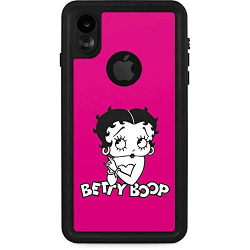 Skinit Waterproof Phone Case Compatible with iPhone XR - Officially Licensed Betty Boop Betty Boop Pink Background Design Skinit Waterproof Phone Case Compatible with iPhone XR - Officially Licensed Betty Boop Betty Boop Pink Background Design