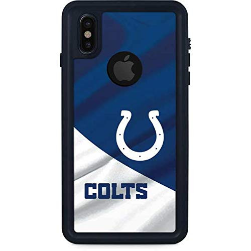 Skinit Waterproof Phone Case Compatible with iPhone X - Officially Licensed NFL Indianapolis Colts Design