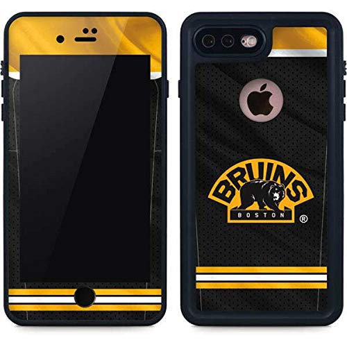 Skinit Waterproof Phone Case Compatible with iPhone 7 Plus - Officially Licensed NHL Boston Bruins Home Jersey Design