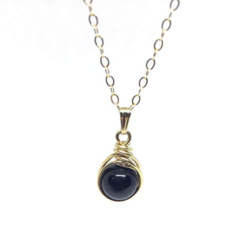 Tourmaline Necklace 14K Gold Filled 