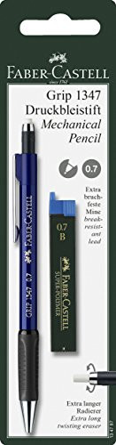Faber Castell Grip 1347 Mechanical Pencil B Lead with 12 Spare Leads
